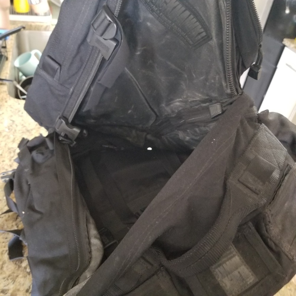 Blackhawk Tactical Backpack Military Gear Black Large Durable Storage Bag - Picture 6 of 10